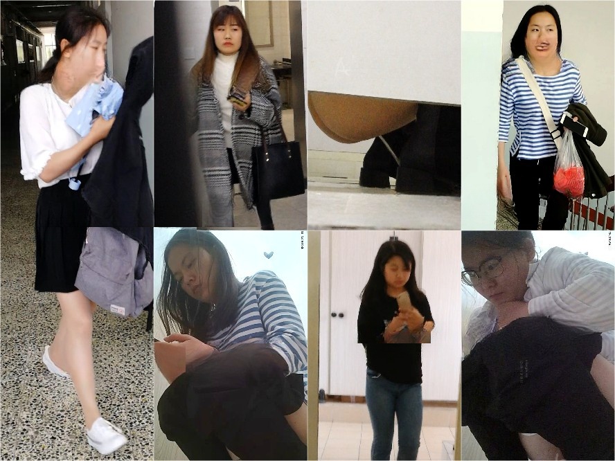 Public Restroom China Toilet Voyeur sifangktv 1676