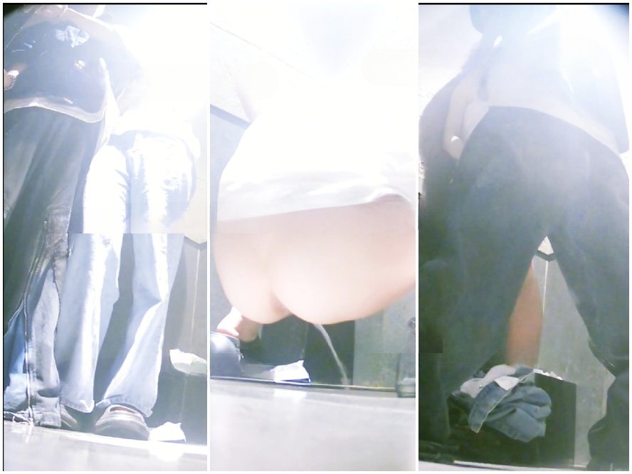 Hidden Camera 美しい女性がトイレから出ようとしたとき、男が後ろから性行為を強要した。