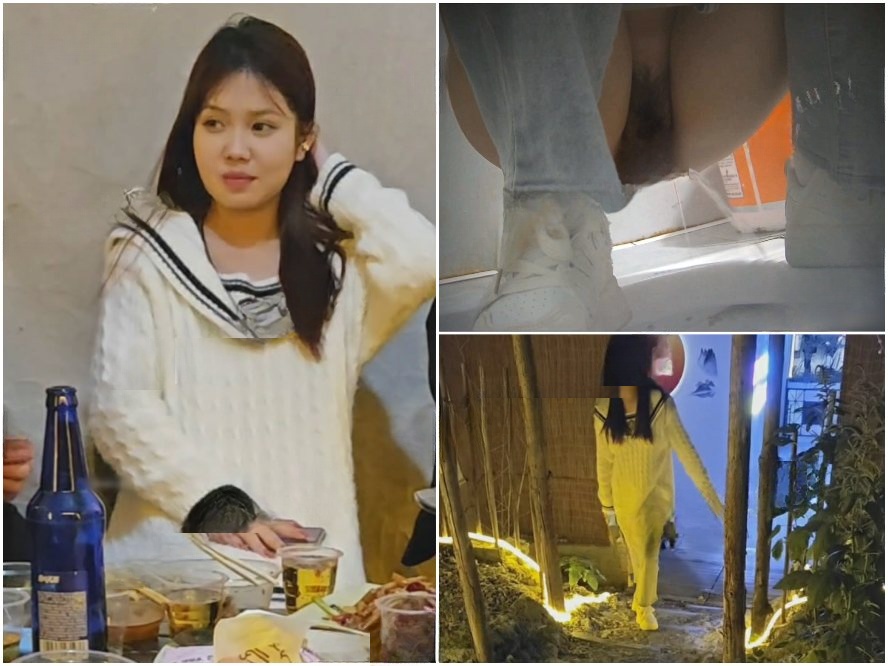 Spy Today 同僚が農場で誕生日ディナーをしていました。❤️ 可愛い女性の同僚を間に合わせの女性用トイレまで尾行して、彼女が排尿していると…