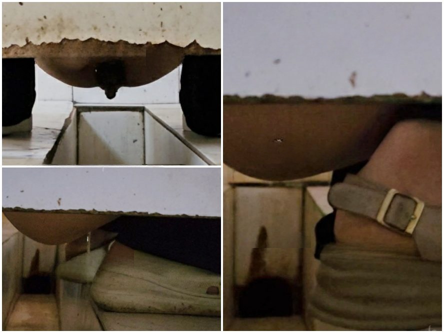 Girls on the Toilet 女性が乾いたトイレをこっそり撮影しながら拍手をする – 画面いっぱいに糞便が映る、下痢エピソード34。