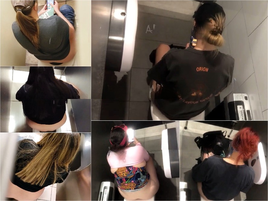 Hidden Camera Public Toilet Overstall USA