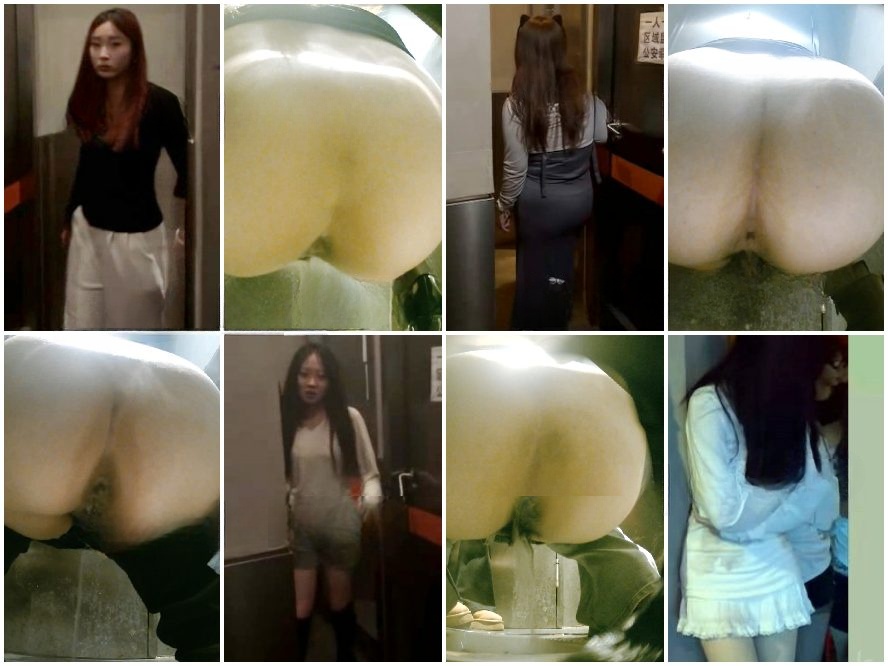 Public Restroom ナイトクラブの情景（後姿）：ストッキング、ハイヒール、そして大きなヒップ！［『Room』オリジナル版］