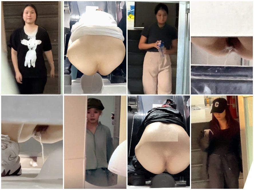 Public Restroom China Toilet Voyeur sifangktv 2794-2796