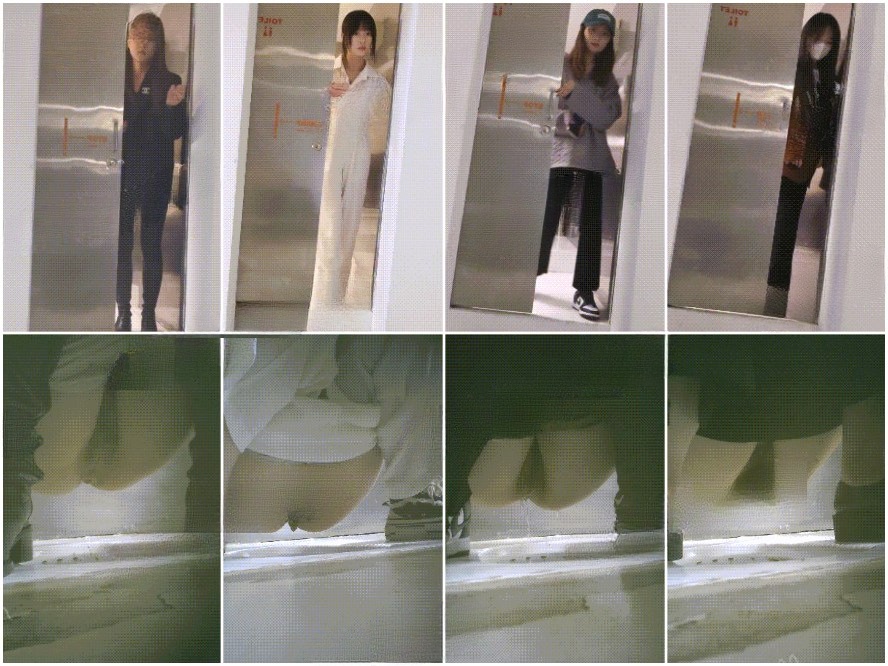 Girls on the Toilet オフィスビルのトイレで撮影された女性社員の隠し撮りパノラマ映像 ❤️