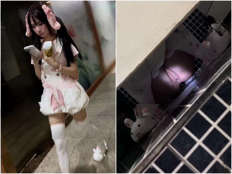 Hidden Camera [Web限定：オリジナル・無修正・透かしなし] ❤️ 大型リリース：[トイレ撮影] コスプレシリーズ – 白ストッキ…