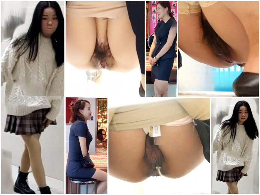 Public Restroom China Toilet Voyeur sifangktv 2884-2886
