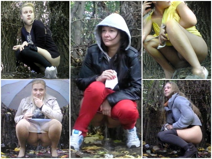 Hidden Camera Girls Pee in The Park 5-6