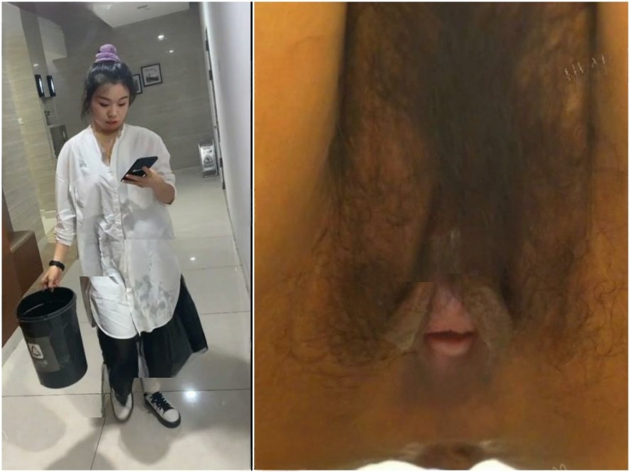 Hidden Camera 最新流出映像：ゴミ捨てに向かう美人女性同僚を追跡❤️――女子トイレ内でのHD隠し撮り、彼女のマンコを捉えています。入…