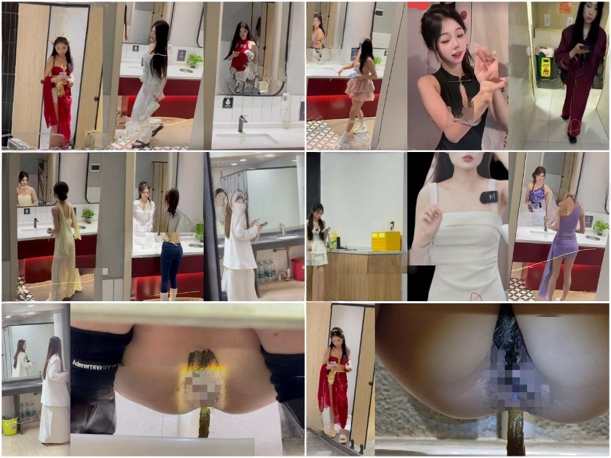 Public Restroom 「トイレ撮影の達人」が照明を手に女子トイレへ突入し、美女配信者たちが用を足す姿を次々と盗撮。