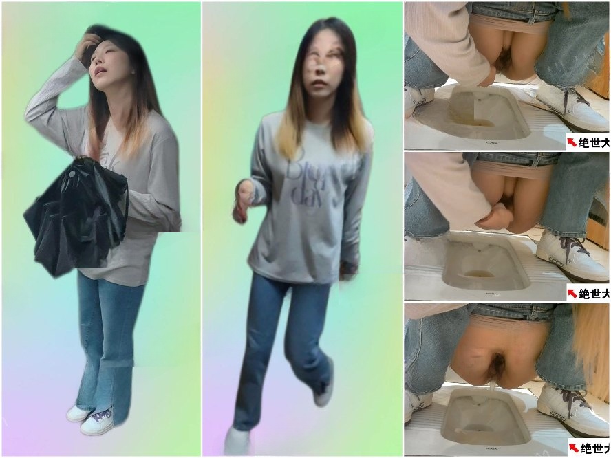 Hidden Camera 【トイレでの盗撮】ブロンドの若い美女が用を足している最中、その柔らかなマンコをプロがこっそり撮影。
