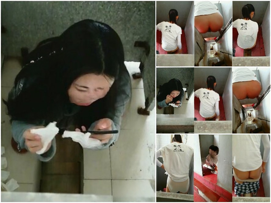 Hidden Camera 金を払って女子学生を雇い、トイレで盗撮（その1）！朝はうんちをする人が本当に多くて、どの個室にも用を足している女子がいた。