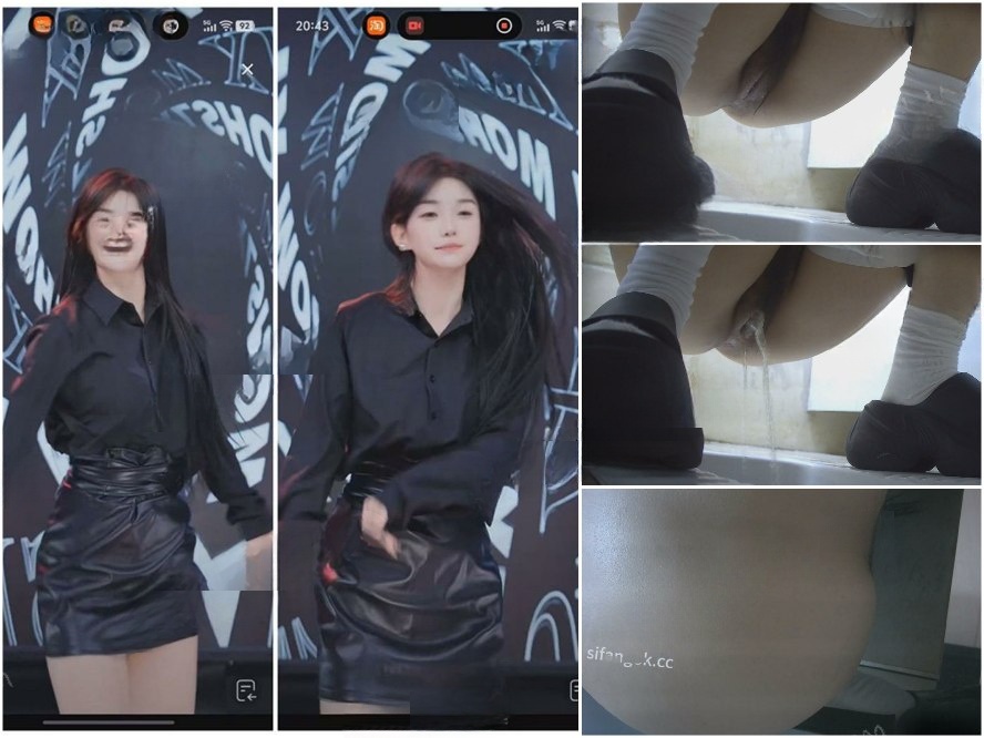 Hidden Camera 8月限定リリース – 価格：60元 ❤️ 【女性配信者 トイレ撮影】女性配信者が用を足す様子を捉えた、デュアルアング…