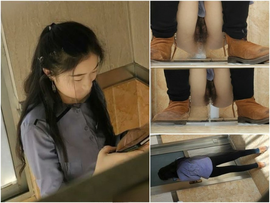 Public Restroom 映画館で数日間張り込み、ついにチャンス到来！女性チケット係の後をつけて女子トイレに侵入し、彼女のマンコを盗撮する…